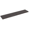 Seinähylly tummanruskea 200x40x(2-6) cm käsitelty täystammi
