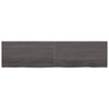 Seinähylly tummanruskea 200x50x(2-4) cm käsitelty täystammi