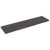 Seinähylly tummanruskea 200x50x(2-6) cm käsitelty täystammi