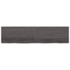 Seinähylly tummanruskea 200x50x(2-6) cm käsitelty täystammi