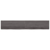 Seinähylly tummanruskea 220x40x(2-6) cm käsitelty täystammi