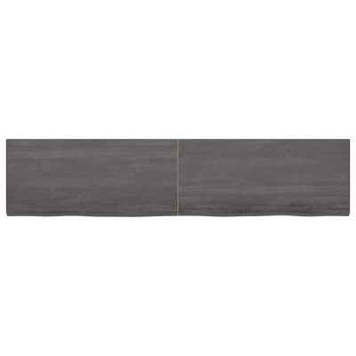 Seinähylly tummanruskea 220x50x(2-4) cm käsitelty täystammi