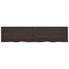 Seinähylly tummanruskea 220x50x(2-4) cm käsitelty täystammi