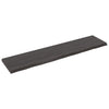 Seinähylly tummanruskea 220x50x(2-6) cm käsitelty täystammi
