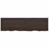 Seinähylly tummanruskea 220x60x(2-4) cm käsitelty täystammi