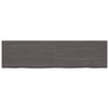 Seinähylly tummanruskea 220x60x(2-6) cm käsitelty täystammi