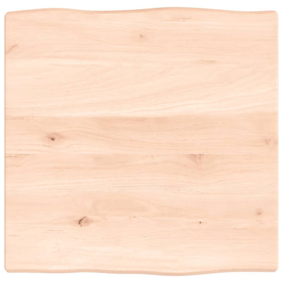Pöytälevy 40x40x2 cm käsittelemätön täystammi elävä reuna