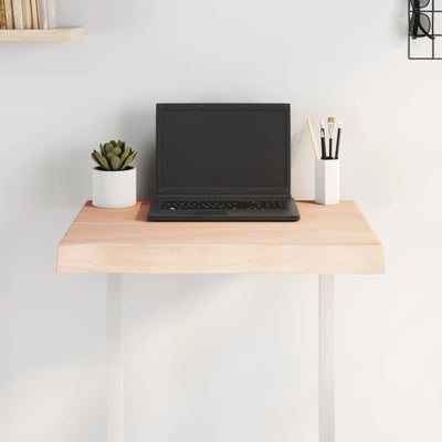 Pöytälevy 60x40x(2-6) cm käsittelemätön täysi puu elävä reuna