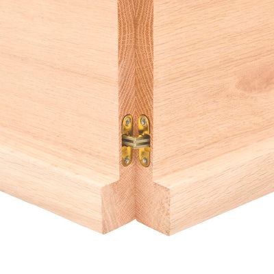 Pöytälevy 140x50x(2-4) cm käsittelemätön täysi puu elävä reuna