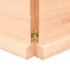Pöytälevy 200x40x(2-4) cm käsittelemätön täysi puu elävä reuna