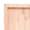 Pöytälevy 220x60x(2-6) cm käsittelemätön täysi puu elävä reuna