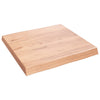 Pöytälevy ruskea 60x60x(2-6)cm käsitelty täystammi elävä reuna