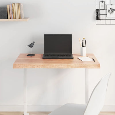 Pöytälevy ruskea 80x40x(2-4)cm käsitelty täystammi elävä reuna