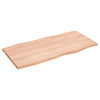 Pöytälevy v.ruskea 100x50x2 cm käsitelty täystammi elävä reuna