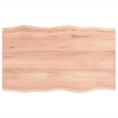 Pöytälevy v.ruskea 100x60x2 cm käsitelty täystammi elävä reuna