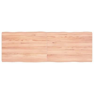 Pöytälevy ruskea 120x40x(2-4)cm käsitelty täystammi elävä reuna