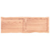 Pöytälevy ruskea 120x40x(2-4)cm käsitelty täystammi elävä reuna