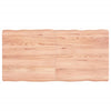 Pöytälevy ruskea 120x60x(2-6)cm käsitelty täystammi elävä reuna