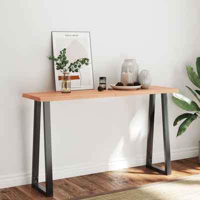 Pöytälevy ruskea 140x40x(2-4)cm käsitelty täystammi elävä reuna