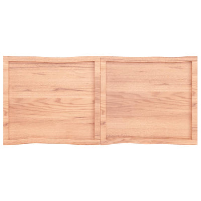 Pöytälevy ruskea 140x60x(2-4)cm käsitelty täystammi elävä reuna