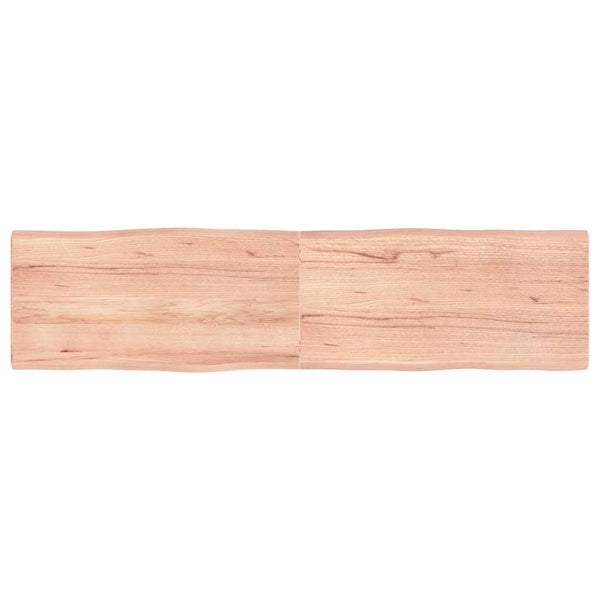 Pöytälevy ruskea 160x40x(2-4)cm käsitelty täystammi elävä reuna
