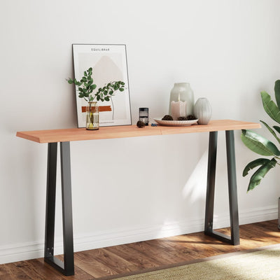 Pöytälevy ruskea 160x40x(2-4)cm käsitelty täystammi elävä reuna