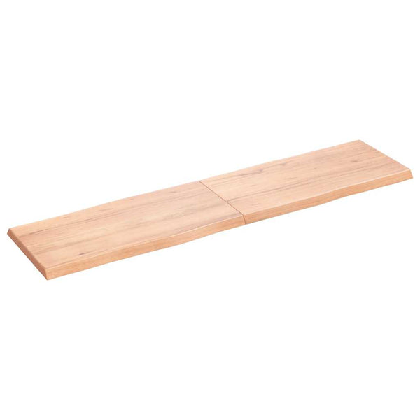 Pöytälevy ruskea 160x40x(2-4)cm käsitelty täystammi elävä reuna