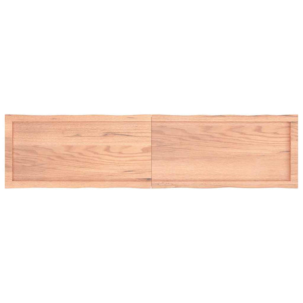 Pöytälevy ruskea 160x40x(2-4)cm käsitelty täystammi elävä reuna