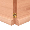 Pöytälevy ruskea 160x40x(2-4)cm käsitelty täystammi elävä reuna