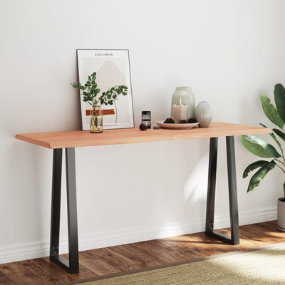 Pöytälevy ruskea 160x60x(2-4)cm käsitelty täystammi elävä reuna