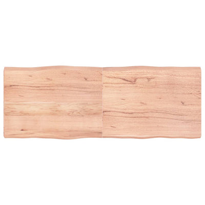 Pöytälevy ruskea 160x60x(2-6)cm käsitelty täystammi elävä reuna