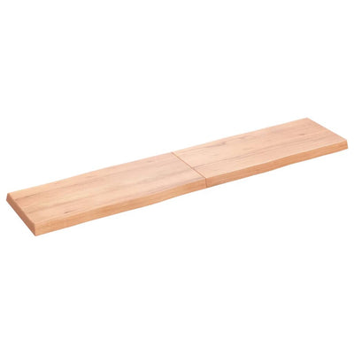 Pöytälevy ruskea 180x40x(2-6)cm käsitelty täystammi elävä reuna