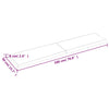 Pöytälevy ruskea 180x40x(2-6)cm käsitelty täystammi elävä reuna