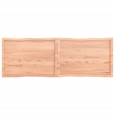 Pöytälevy ruskea 180x60x(2-4)cm käsitelty täystammi elävä reuna