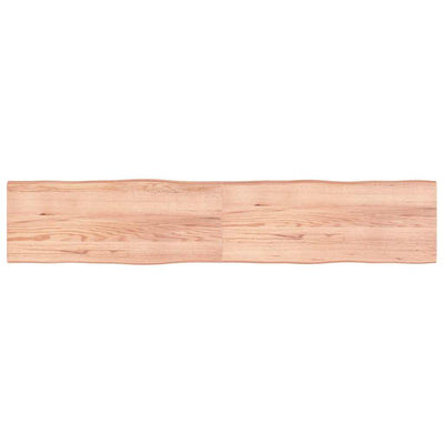 Pöytälevy ruskea 200x40x(2-4)cm käsitelty täystammi elävä reuna