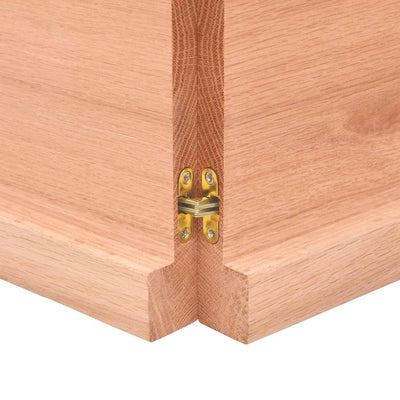 Pöytälevy ruskea 200x40x(2-4)cm käsitelty täystammi elävä reuna