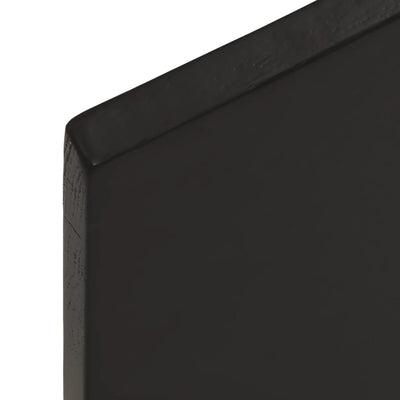 Pöytälevy t.ruskea 60x40x2 cm käsitelty täystammi elävä reuna