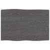 Pöytälevy ruskea 60x40x(2-6)cm käsitelty täystammi elävä reuna