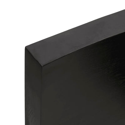 Pöytälevy ruskea 140x50x(2-6)cm käsitelty täystammi elävä reuna