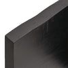 Pöytälevy t.ruskea 160x40x(2-4) cm täysi puu elävä reuna