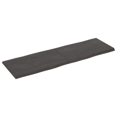 Pöytälevy ruskea 160x50x(2-4)cm käsitelty täystammi elävä reuna