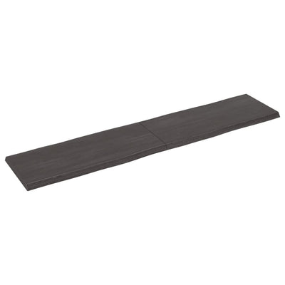 Pöytälevy ruskea 180x40x(2-4)cm käsitelty täystammi elävä reuna