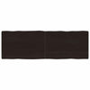 Ruskea pöytälevy Cucuzel 180x60x(2-6)cm (käsitelty täystammi elävä reuna)