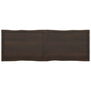 vidaXLPöytälevy ruskea 180x60x(2-6)cm käsitelty täystammi elävä reuna