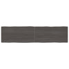 vidaXLPöytälevy ruskea 200x50x(2-4)cm käsitelty täystammi elävä reuna