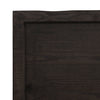 vidaXLPöytälevy ruskea 200x50x(2-4)cm käsitelty täystammi elävä reuna