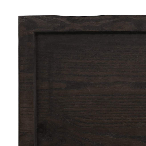 Cucuzel ruskea pöytälevy 200x50x(2-6)cm (elävä reuna käsitelty täystammi)