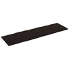 Ruskea pöytälevy Cucuzel 200x60x(2-4)cm (käsitelty täystammi elävä reuna)