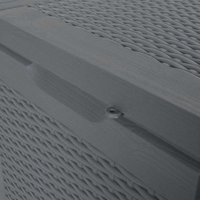 Harmaa ulkosäilytyslaatikko Cosita 90 l (pp rottinki)