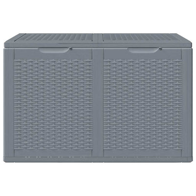 Harmaa ulkosäilytyslaatikko Cosita 180 l (pp rottinki)